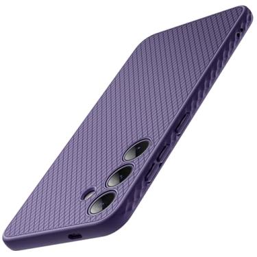 Imagem de JETech Capa Grip para Samsung Galaxy S24, Ajuste Fino em TPU Macio Case Protetora para Telefone com Lente de Câmera Proteção Total, Capinha à Prova de Choque (Violeta)
