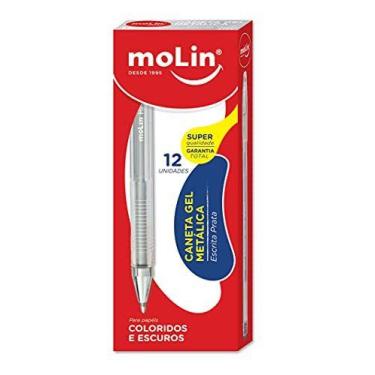 Imagem de Caneta Gel Metalic 0,7Mm. Prata - MOLIN