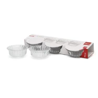 Imagem de Conjunto de Ramequim de Vidro de 255ML com 3 Peças - Wincy Casa