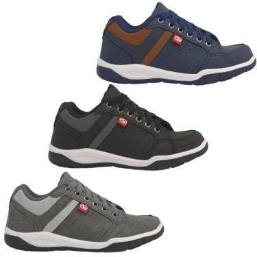 Imagem de Kit 2 Pares Sapatênis Infantil Meninos FXB Conforto Escola Dia a Dia-Masculino