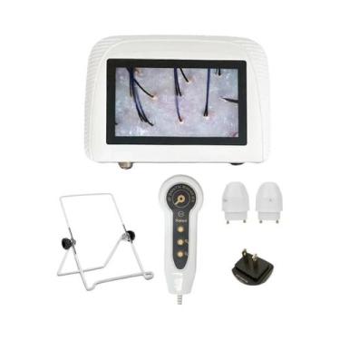 Imagem de Analisador De Dermoscopia Recarregável De 5 Polegadas Para Pele, Cabel