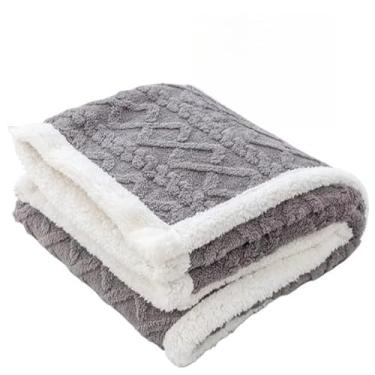 Imagem de Manta Coberta de Casal Lã de Carneiro 2,10x1,90 Mt (Cinza claro)