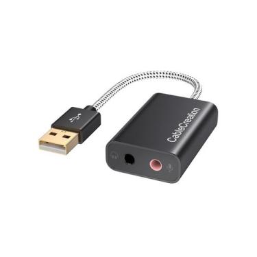 Imagem de Criação de cabo de adaptador de áudio USB com conector de 3,5 mm x2 pr