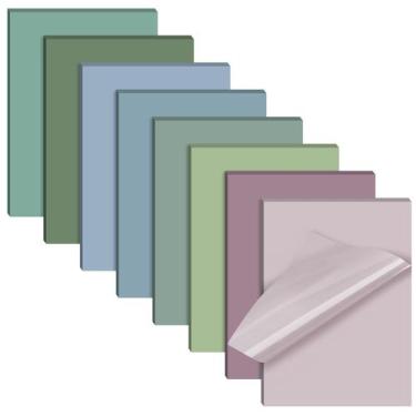 Imagem de Notas adesivas transparentes Yinder de 4 x 6 polegadas Notas adesivas 