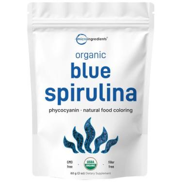 Imagem de Microingredientes em pó de espirulina azul 60 porções 60g - Micro Ingr