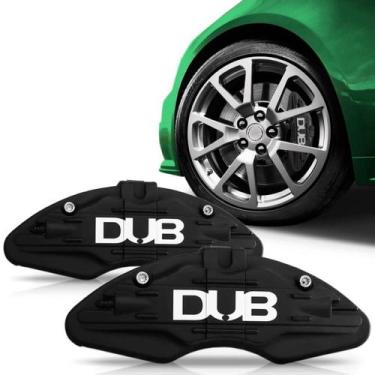 Imagem de Par Capa Pinça Freio Gol G5 G6 Esportiva Dub Tuning