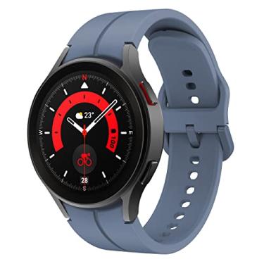 Imagem de Pulseira Ridge de Silicone Fivela Marca 123Smart compatível com Galaxy Watch 4 Watch 5 Watch 6 Watch 7 40mm 42mm 43mm 44mm 45mm 46mm 47mm