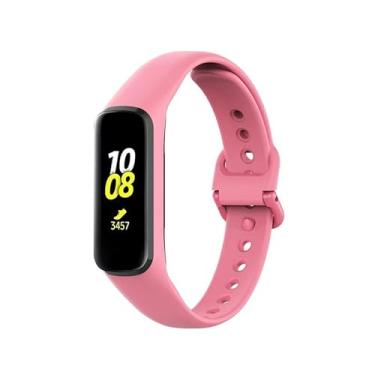 Imagem de Pulseira de Silicone marca 123smart compativel com Galaxy Fit2 SM-R220 Fit 2 R220