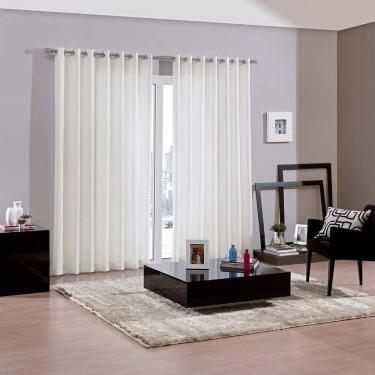 Imagem de Cortina Para Sala Quarto Duo Bellini - Bella Janela Areia