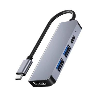 Imagem de Hub USB-C 4K HDMI Com Leitor De Cartão SD/TF, USB 3.0/2.0 E Dock De Ca