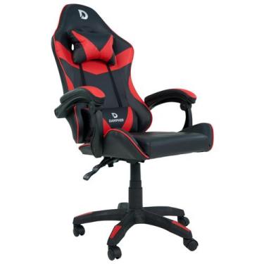 Imagem de Cadeira Gamer Escritório Reclinável Ergonômica Em Couro - Dampher, Ver