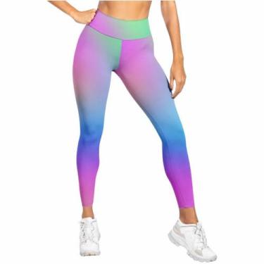 Imagem de Calça Legging Feminina Academia Fitness Sem transparência Grossa Dia a