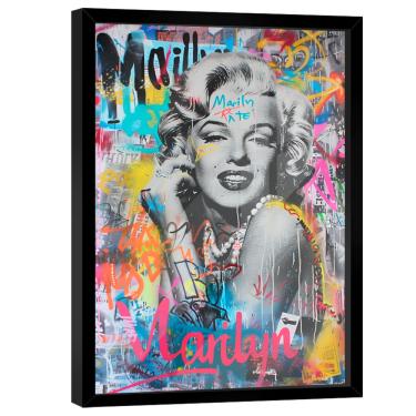 Imagem de Quadro Decorativo Marilyn Monroe Grafite