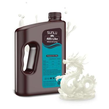 Imagem de Resina de impressora 3D SUNLU ABS tipo 3KG para impressora LCD/DLP/SLA