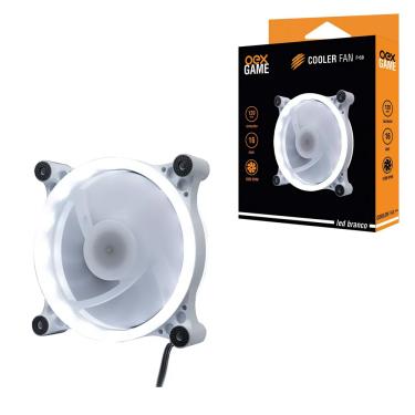 Imagem de Cooler Fan 120mm Branco com 32 LEDs F50 da OEX