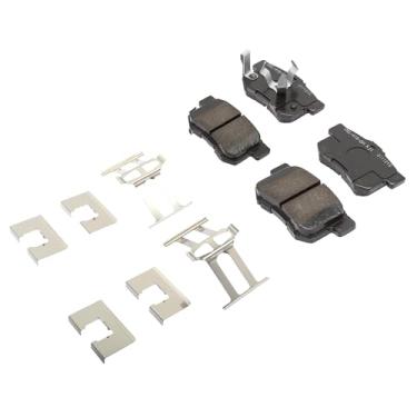 Imagem de ACDelco Professional 17D1086CHF1 Kit de pastilhas de freio a disco traseiro de cerâmica com molas e clipes