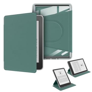 Imagem de Yzlvigrous 6.8" Capa para Kindle Paperwhite/Signature Edition 11ª Geração 2021, Com Fundo Transparente e Removível, Com Suporte Magnético Ajustável, Modelo: M2L3EK/M2L4EK