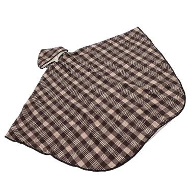 Imagem de OPPWONG Cobertor para Cadeira de Rodas, Trajes para Cadeira de Rodas para Adultos, Tecido Espesso, Camadas Duplas, Manta Quente, Meia Cobertura, Xale Com Capuz para de para Uso No Inverno