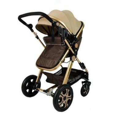 Imagem de Carrinho de Bebê Club Baby Conforty Premium / Marrom / Moderno / Envio