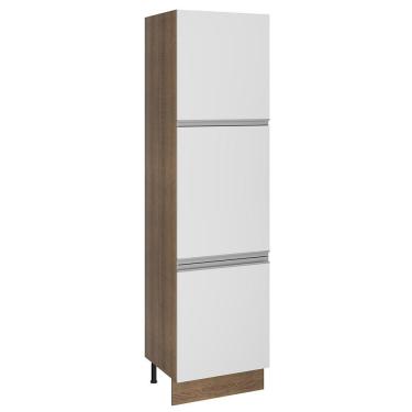 Imagem de Paneleiro 60 cm 3 Portas Glamy Rustic/Branco Madesa