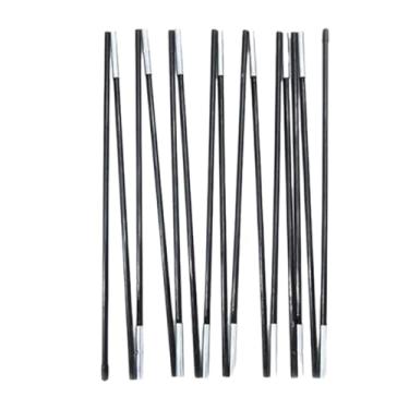 Imagem de Baoblaze Haste de substituição para barraca, estrutura de toldo de fibra de vidro, barracas leves para áreas externas, reparo, haste de suporte fácil de, 15 Seções