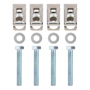 Imagem de 4 Conjuntos Kit Parafusos Flange Coletor Escape, Incluindo Porcas 03442 Hardware Compatível com Dakota 2004-2010/ Ram 1500 2011-2024/ Chrysler 2007-2009 Aspen Substitui 6036684AA/ 6508305AA