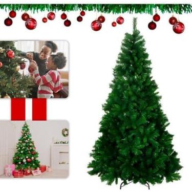Imagem de Árvore De Natal com 1,80cm Pinheiro 750 Galhos Resistente Cheia Pinheiro De Natal Tradicional Verde Natalina Linha Premier