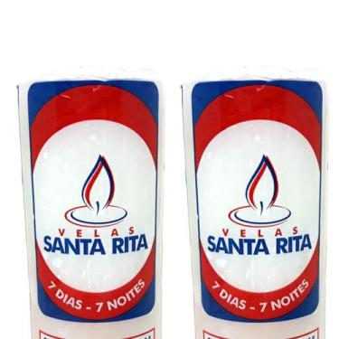 Imagem de Vela de 7 Dias Branca Umbanda Orixá Anjo da Guarda Votiva Decorativa K