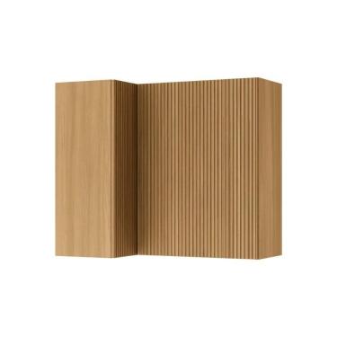 Imagem de Armário Aéreo P- Cozinha Rainha Canto C- 2portas 92 Cm Nature - Nesher