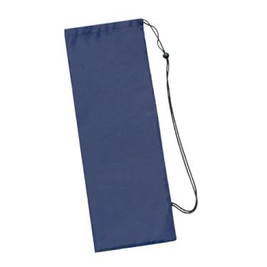 Imagem de IEUDNS Bolsa protetora para raquete de badminton, organizador à prova de poeira, presente para armazenamento de raquete de tênis, transporte para iniciantes, Azul Escuro 78x23cm