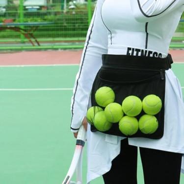 Imagem de 1 bolsa de cintura de tênis para homens e mulheres, bolsa de cintura e quadril, equipamento de ferramentas pequenas com viagem, armazenamento de bola