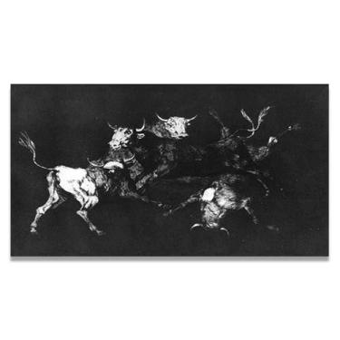 Imagem de LKXGRRSFG Toleza dos tolos Francisco De Goya Impressão em tela romântica espanhola - Obra-prima do influente pintor romântico 50 x 75 cm sem moldura