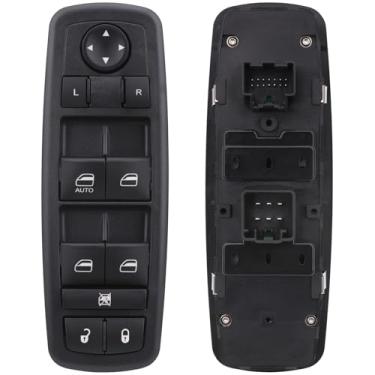 Imagem de Master Window Switch Power Control Button Front Left Driver Side Compatible with 2017 2018 2019 Dodge Journey Replacement OEM 68307001AA 1 Auto Blue Light