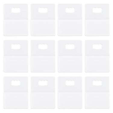 Imagem de 12 peças de cabides adesivos para quadros, cabides resistentes sem pregos, cabides de plástico para placa de espuma, sem pregos, pendurar na parede, sem danos, ganchos de parede adesivos para a parte