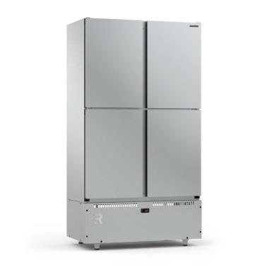 Imagem de Geladeira Comercial Resfriados 4 Portas Inox Mcr4pi 220V - Refrimate