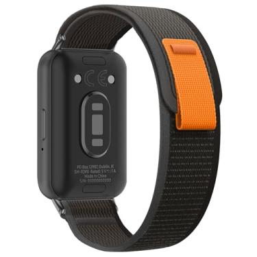 Imagem de Oanux Pulseira de reposição esportiva de nylon compatível com Samsung Galaxy Fit 3, esportiva, ajustável, respirável, para Galaxy Fit 3, SM-R390, mulheres e homens