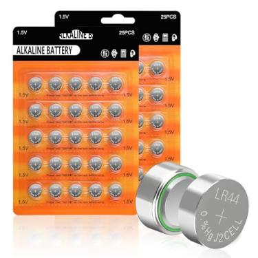 Imagem de kunying Pacote Com 50 Pilhas Lr44, Ag13 357 303 Sr44 A76, Tipo Botão De 1,5 V, Energia Longa Duração Para Glicosímetros, Relógios E Brinquedos