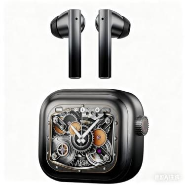 Imagem de BEARTAIN Fone de Ouvido in Ear Esportivo Sem Fio Bluetooth com Caso de Carregamento TWS Estéreo Fones de Ouvido Som Estéreo- preto