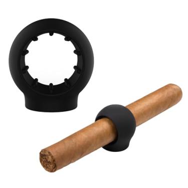 Imagem de Suporte para charutos de carrinho de golfe, magnético de silicone, serve para charutos de calibre 42-50 com ímã ultra forte, retardador de fogo, à prova de choque e antiderrapante, perfeito para