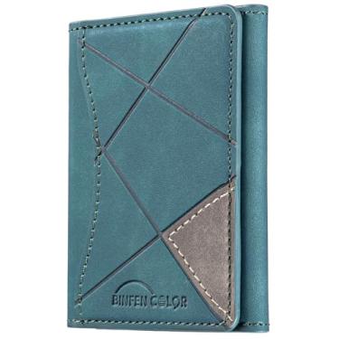 Imagem de LaiYHe Carteira magnética, 6 compartimentos para cartão, flip de couro PU, telefone minimalista fino, compatível com telefones e capas MagSafe, para iPhone 17/16/15/14/13/12/Pro/Max/Plus (MW16-verde)