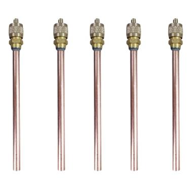 Imagem de 5 válvula serviço refrigeração schrader 1/4 100mm shirader