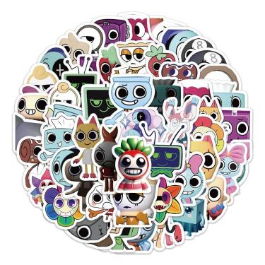 Imagem de Adesivos Dandys Worlds em vinil impermeável Anime 60 unidades/lote