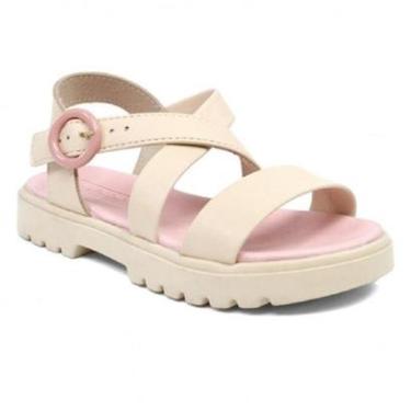 Imagem de Sandália Infantil Menina Flatform Casual Tratorada Tiras Molekinha 2344.101-Feminino