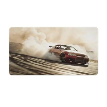 Imagem de HouLaiZhe Drift JDM Car S15 Sports Large Gaming Mouse Pads Tapete de Mesa Base de Borracha Antiderrapante Laptop Acessórios de Computador Suprimentos Bloco de Escrita para Escritório Casa 40 X 75 cm