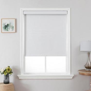 Imagem de Roller Shades Joydeco 100% Blackout sem fio 43x122cm, branco