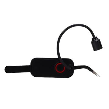 Imagem de Yunir Luz de Chicote, Ajuste de Rotação de 180 Lâmpada de Chicote UV Luz de Cura de Cola UV Lâmpada LED de Pulso Portátil Com Pinça para Unhas Extensão de Cílios Arte Em Unhas,