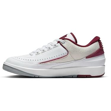 Imagem de Jordan Masculino 2 Retro Low Cherrywood Branco/Cherrywood Red (DV9956 103), Branco/vermelho cerejeira, 44 BR
