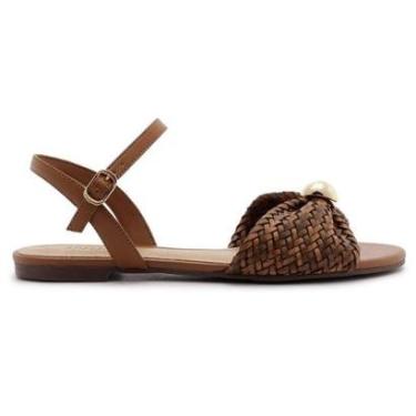 Imagem de Sandália Feminina Trançada Conforto Chic Lançamento Anacapri-Feminino