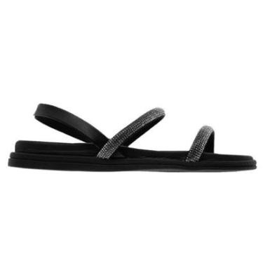 Imagem de Sandália Rasteira Feminina Beira Rio 8488.109 Preta-Feminino