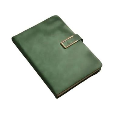 Imagem de Caderno Retro A5 Em Couro Macio Com 200/360 Páginas Para Estudantes, N